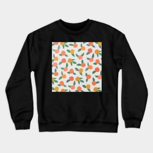Peaches, Mid century art print Crewneck Sweatshirt
